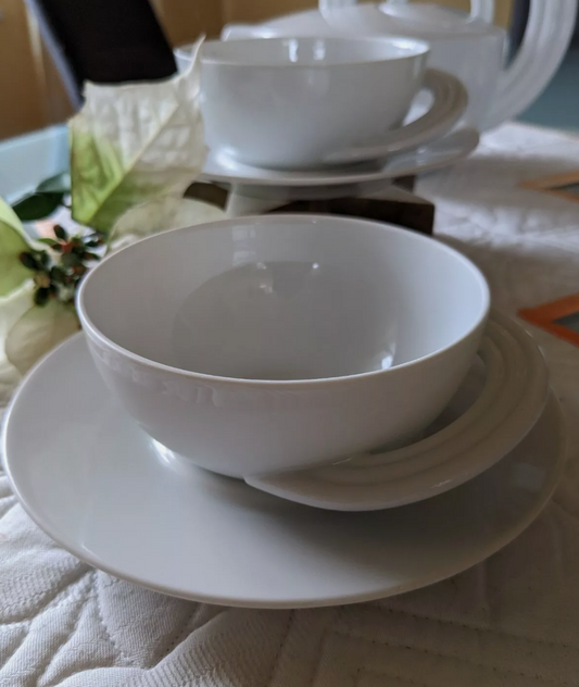 Rosenthal Line Studio – “Cupola Bianca” Teacup & Saucer by Mario Bellini