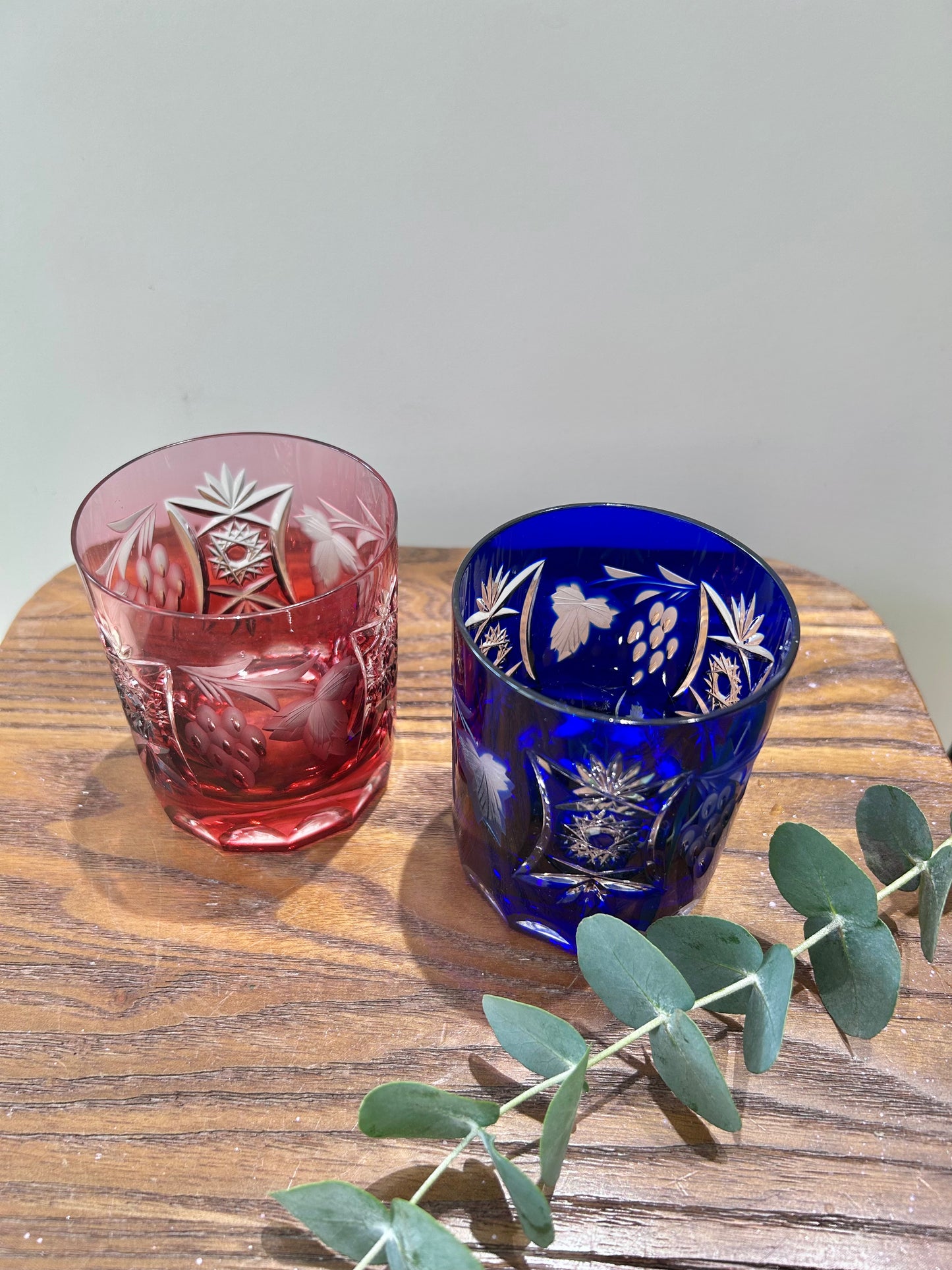 Germany Nachtmann “Trauben” Series Hand-Cut Whiskey Glass – Classic Grape Vine Design