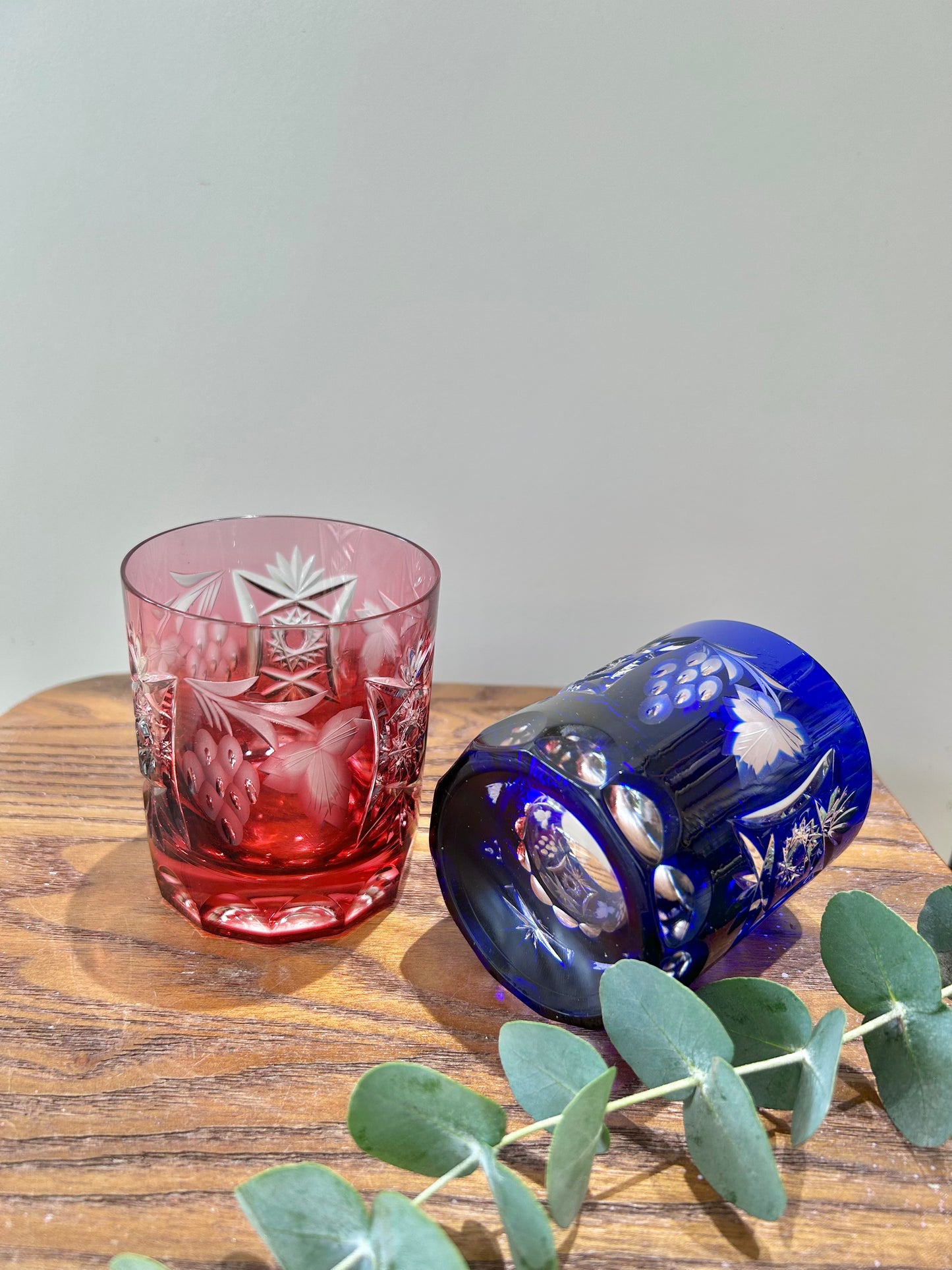 Germany Nachtmann “Trauben” Series Hand-Cut Whiskey Glass – Classic Grape Vine Design