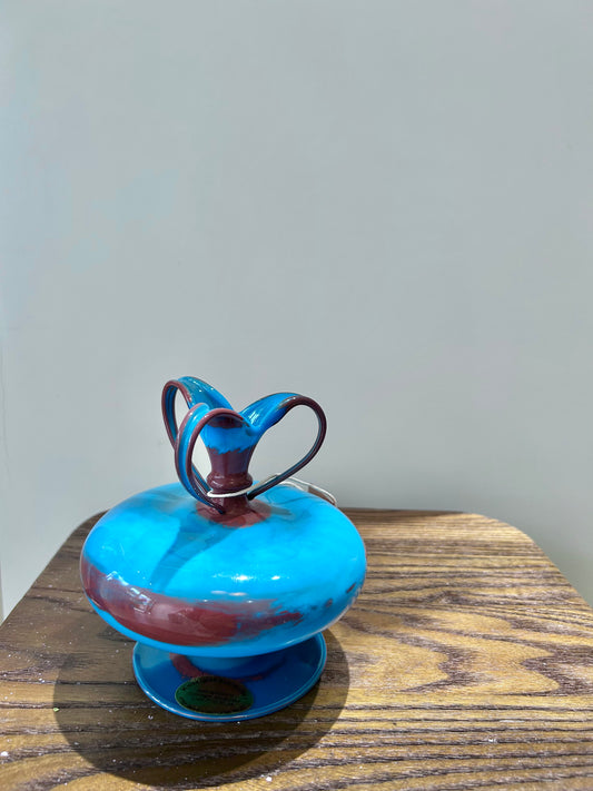Hand-Blown Blue Glass Diffuser – German Artisan Craft