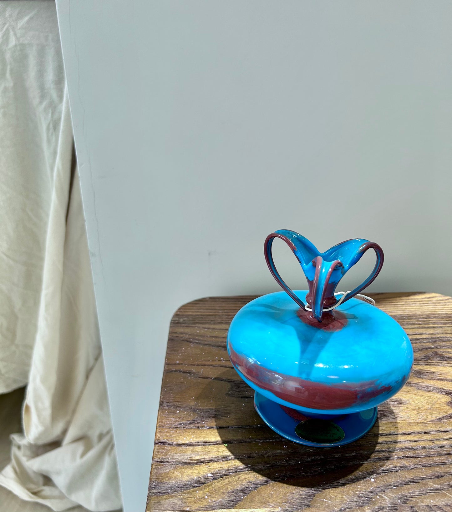 Hand-Blown Blue Glass Diffuser – German Artisan Craft