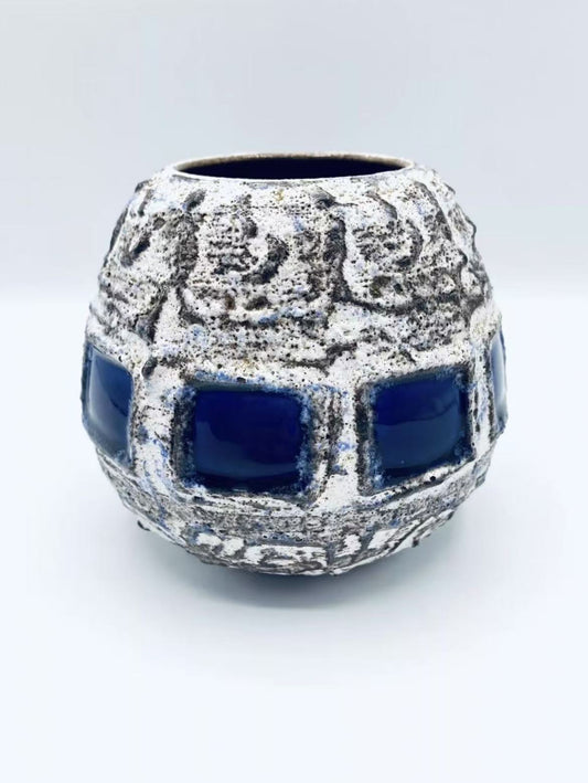 Vintage Studio Ceramic Vase by Ilse Stephan - Fat Lava Style