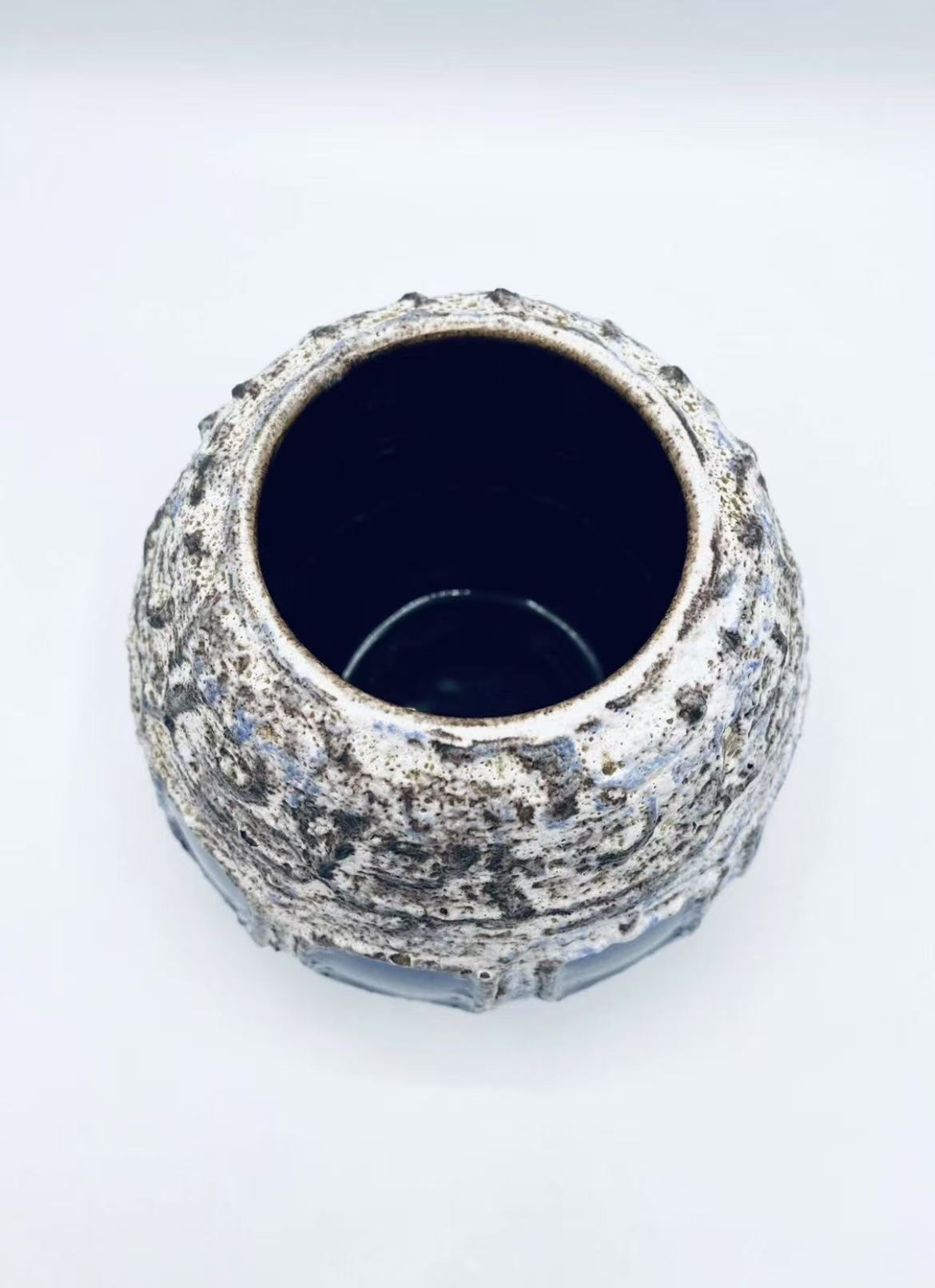 Vintage Studio Ceramic Vase by Ilse Stephan - Fat Lava Style