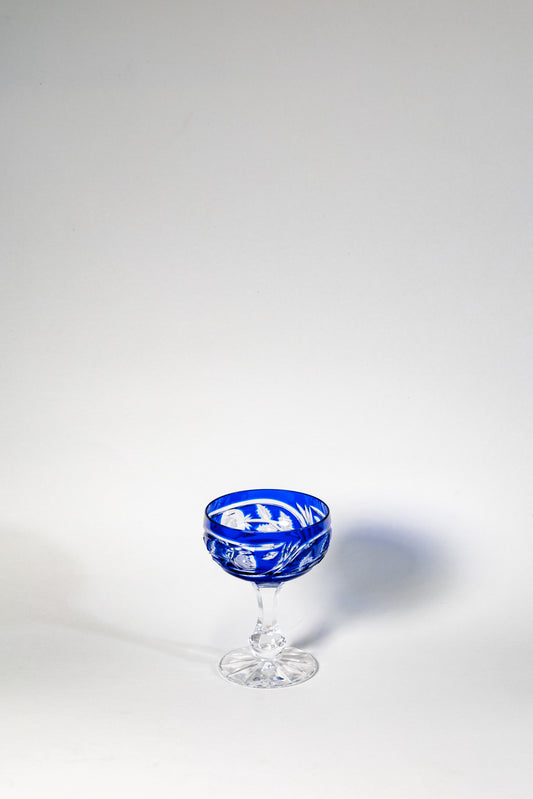 Dresden Crystal Decanter & Liqueur Glass Set — Refined German Craftsmanship