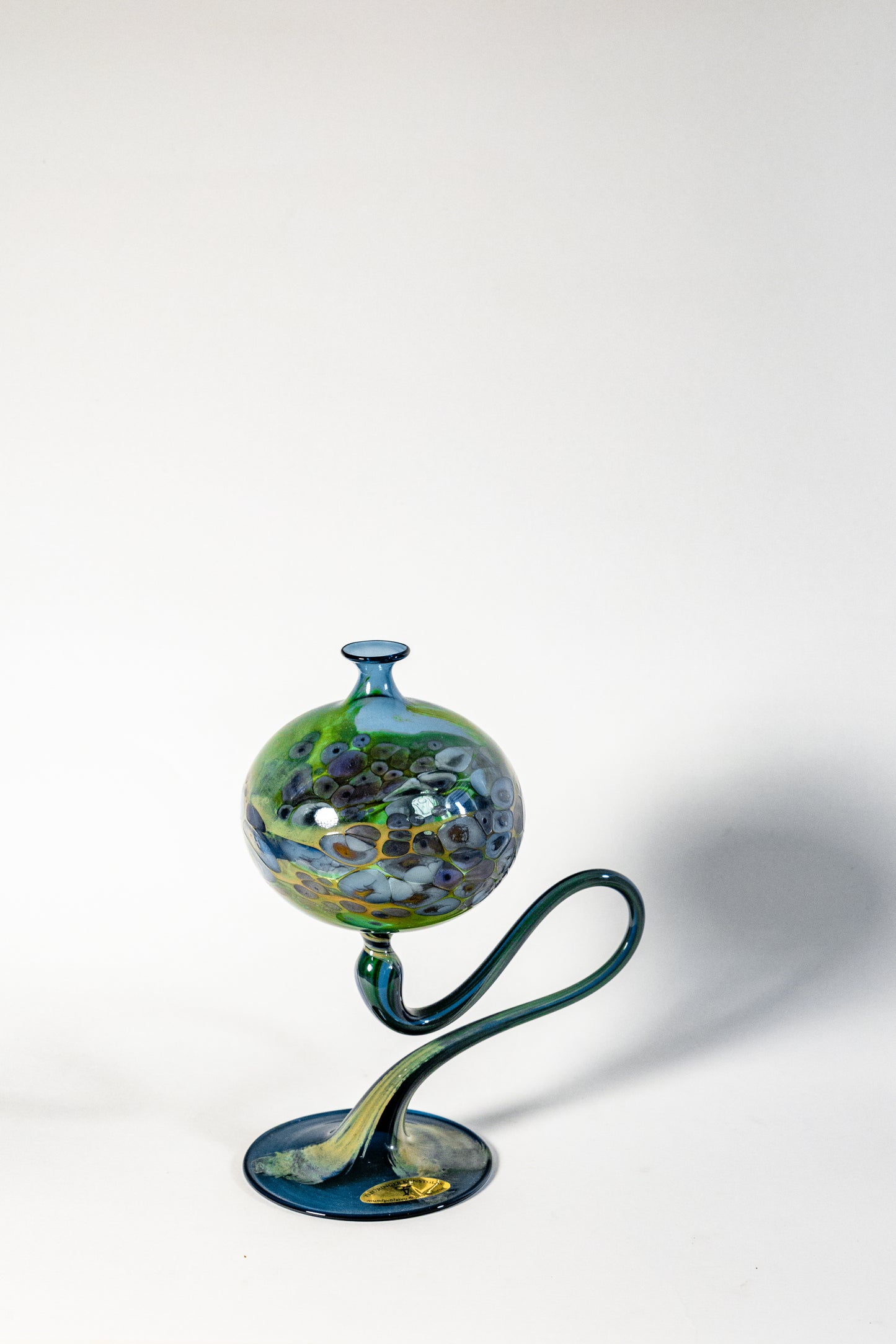 Glass Oil Lamp — Handcrafted Venetian Artistry