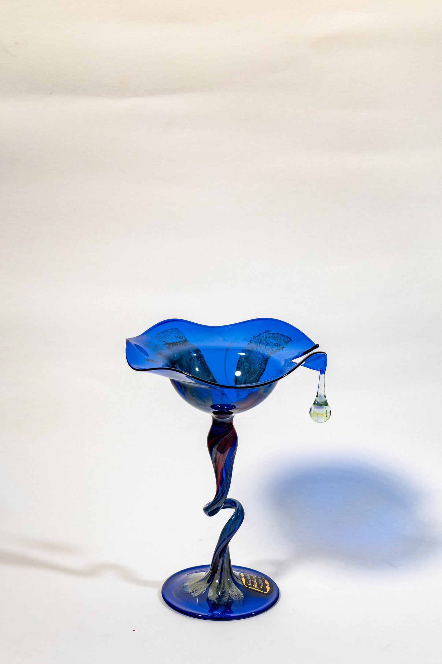 Azure Twist Bloom Goblet