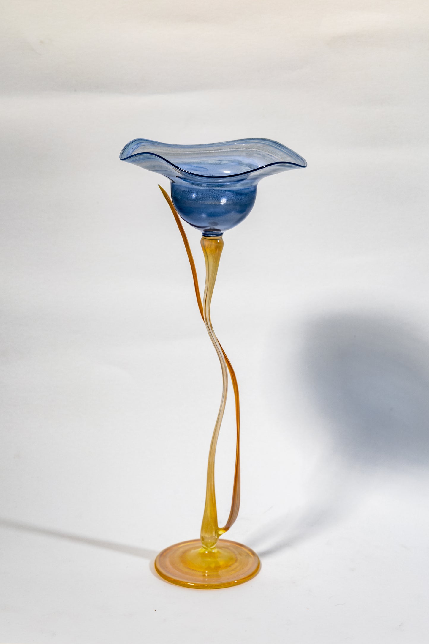 Twisted Stem Art Glass Creation