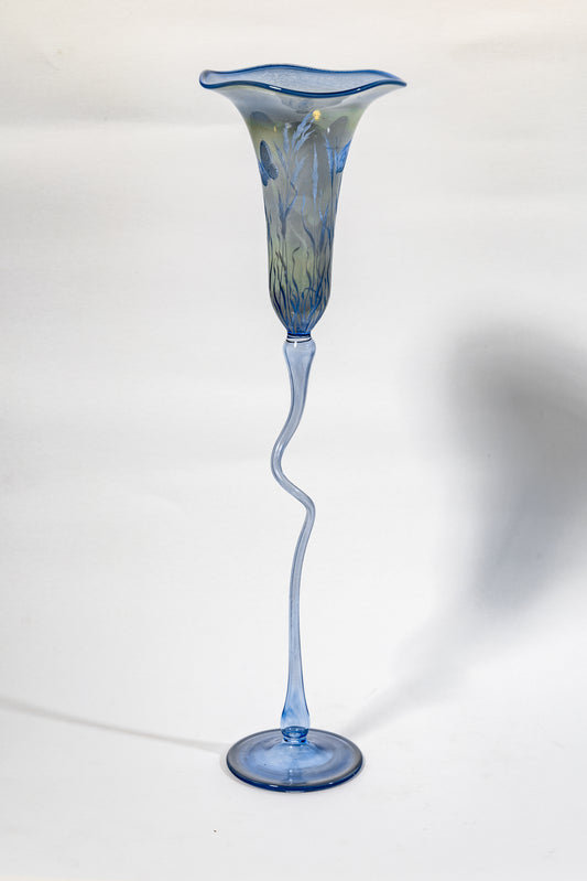 Handblown Butterfly Vase