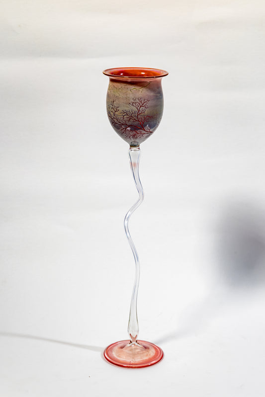 Studio Art Glass Goblet