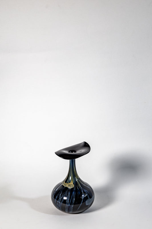 Nocturne Vase – Handblown Studio Art Glass, Germany
