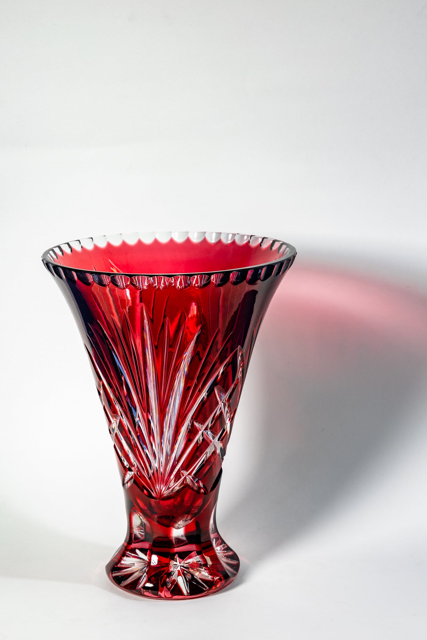 Nachtmann “Imperial Ruby” Lead Crystal Vase