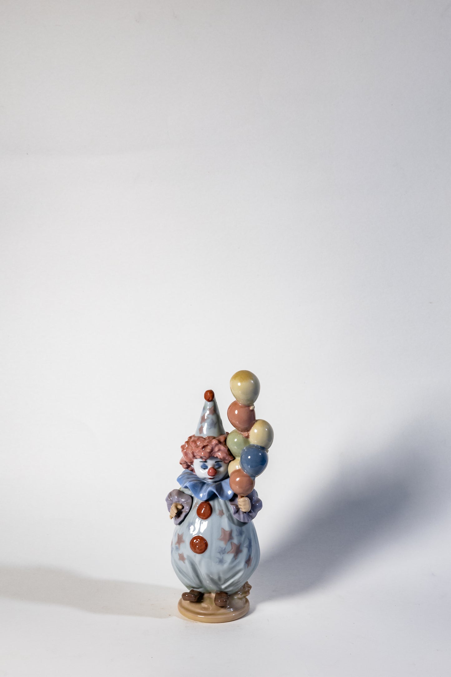 Pierrot with Balloons-Lladro porcelain figurine