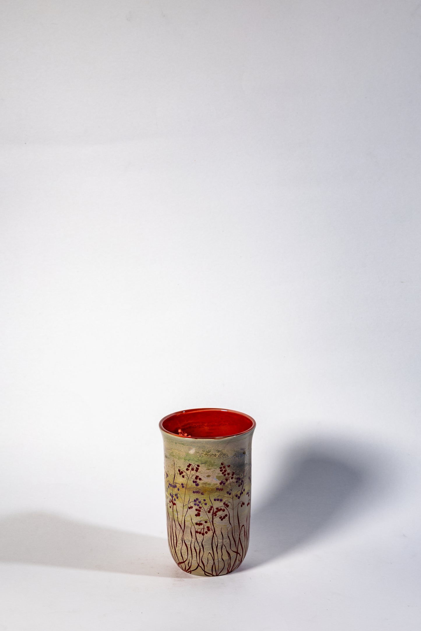 Émile Gallé “Champ de Fleurs” Glass Tumbler