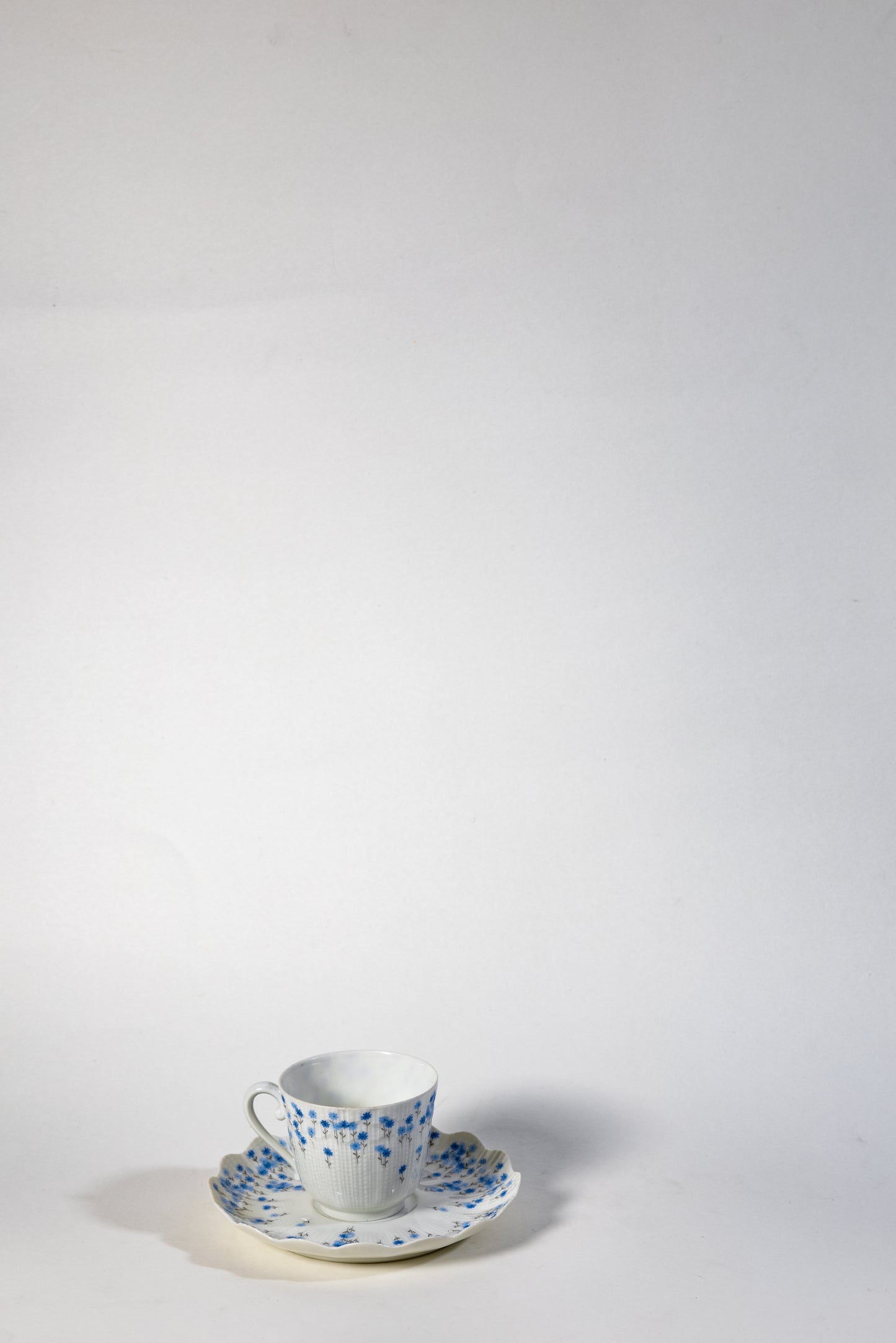 France Limoges Porcelain Cup and Saucer Set