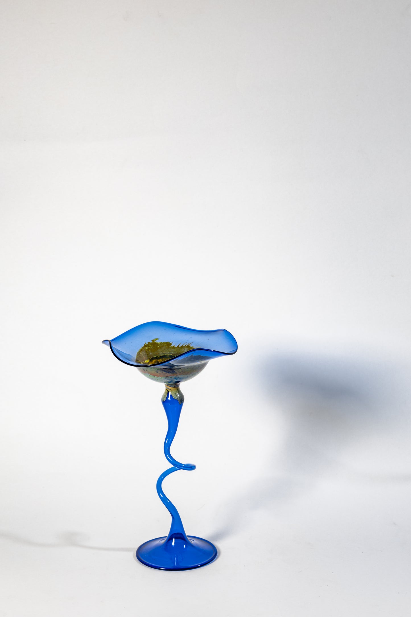 Pair of Lauscha Hand-Blown Glass Candle Holders – Delicate & Decorative · Lightweight Artisan Glass