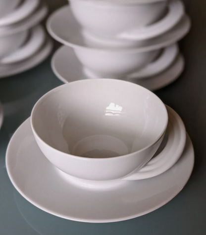 Rosenthal Line Studio – “Cupola Bianca” Teacup & Saucer by Mario Bellini