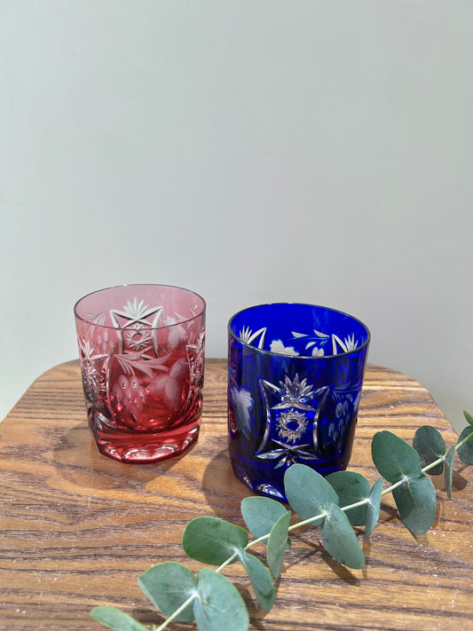 Germany Nachtmann “Trauben” Series Hand-Cut Whiskey Glass – Classic Grape Vine Design
