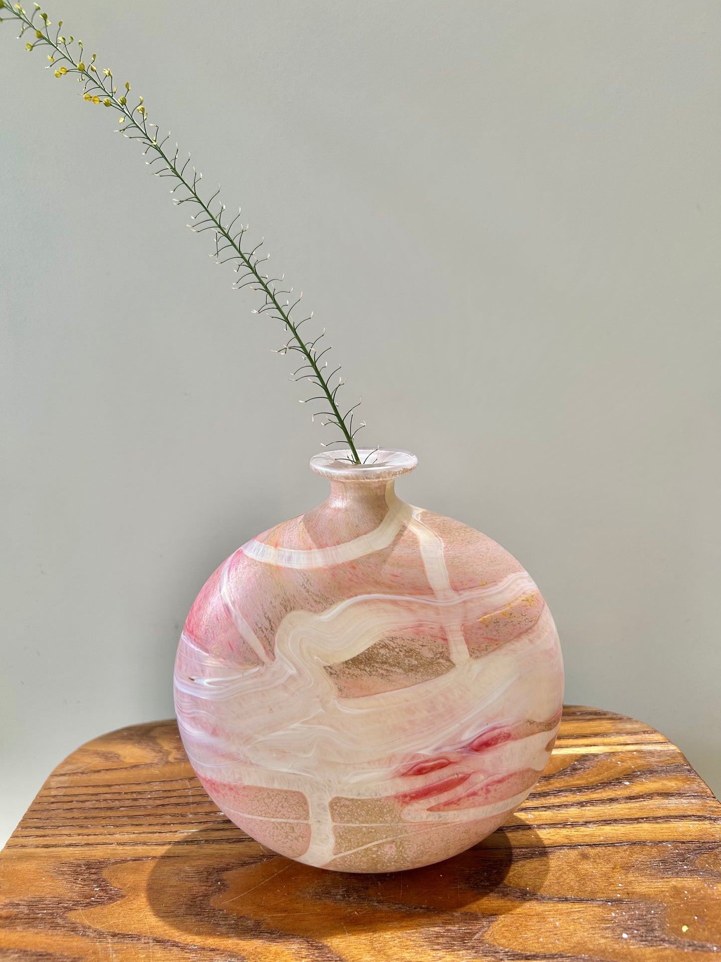 Gozo Glass “Coral” Series Vase – Handcrafted in Malta