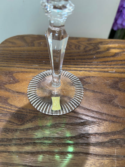 Meissen Green Cut Crystal Wine Goblet – Rare Handcrafted Elegance