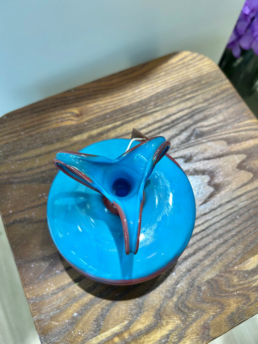 Hand-Blown Blue Glass Diffuser – German Artisan Craft
