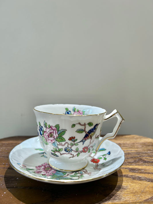 Aynsley “Pembroke” Bone China Coffee Cup – Gilded Elegance from England
