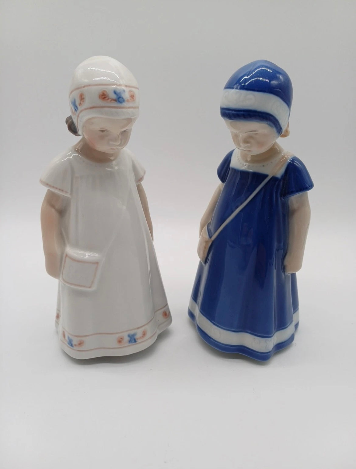Elegant Pair of Royal Copenhagen Porcelain Figurines – Bing & Grøndahl Series
