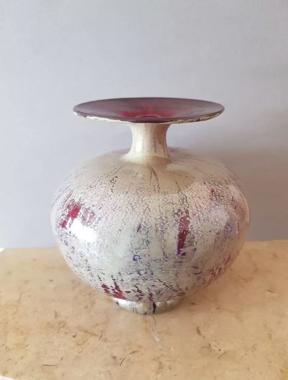 Lauscha Art Glass Vase