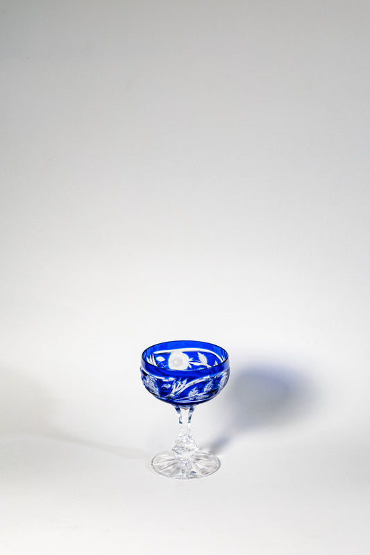 Dresden Crystal Decanter & Liqueur Glass Set — Refined German Craftsmanship