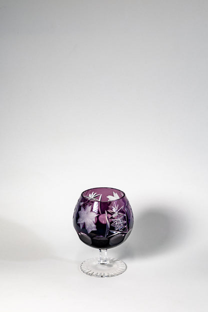 Amethyst Cut Crystal Cognac Glass – Nachtmann, Germany