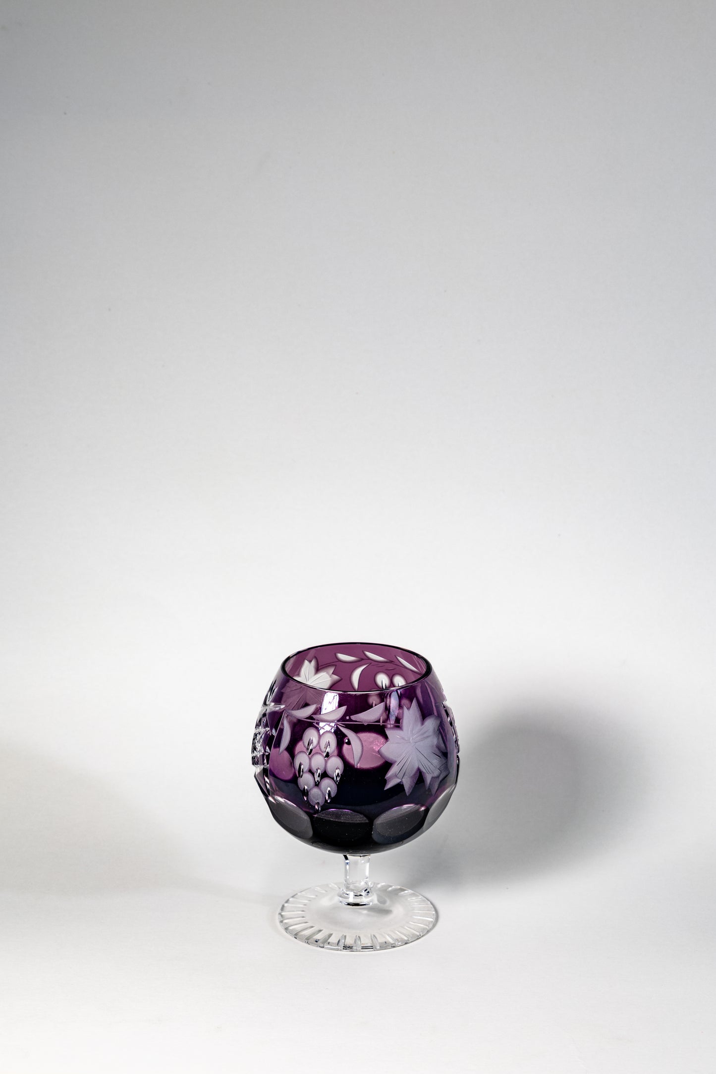 Amethyst Cut Crystal Cognac Glass – Nachtmann, Germany