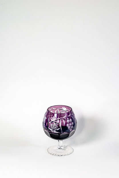Amethyst Cut Crystal Cognac Glass – Nachtmann, Germany