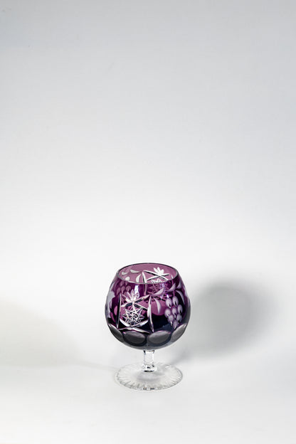 Amethyst Cut Crystal Cognac Glass – Nachtmann, Germany
