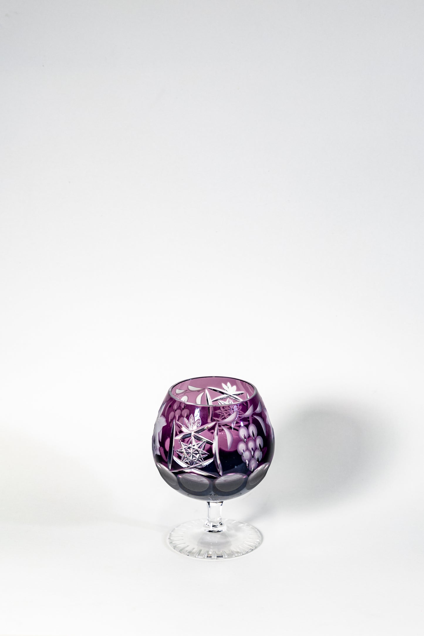 Amethyst Cut Crystal Cognac Glass – Nachtmann, Germany