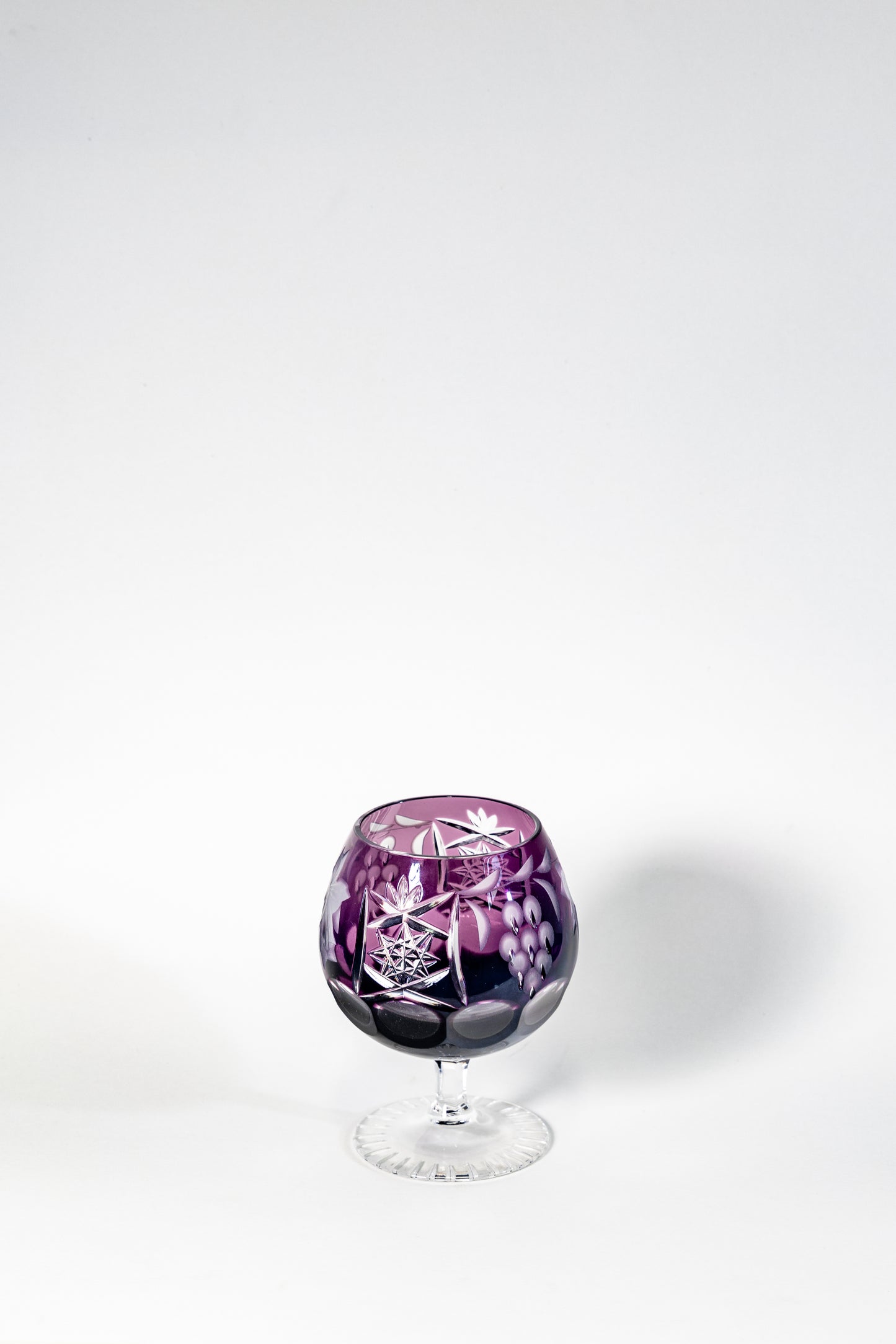 Amethyst Cut Crystal Cognac Glass – Nachtmann, Germany