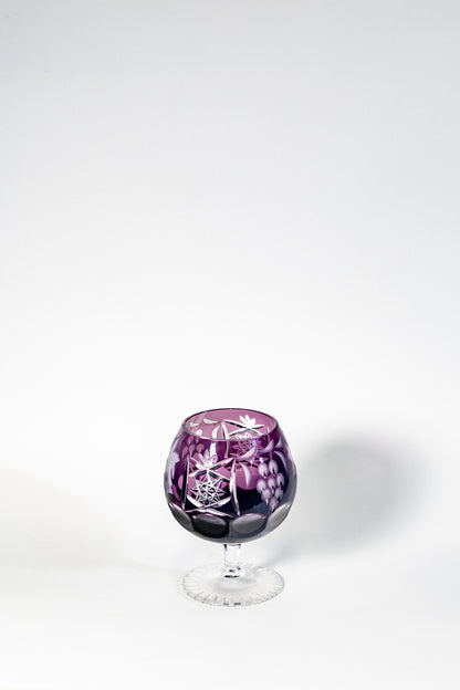 Amethyst Cut Crystal Cognac Glass – Nachtmann, Germany