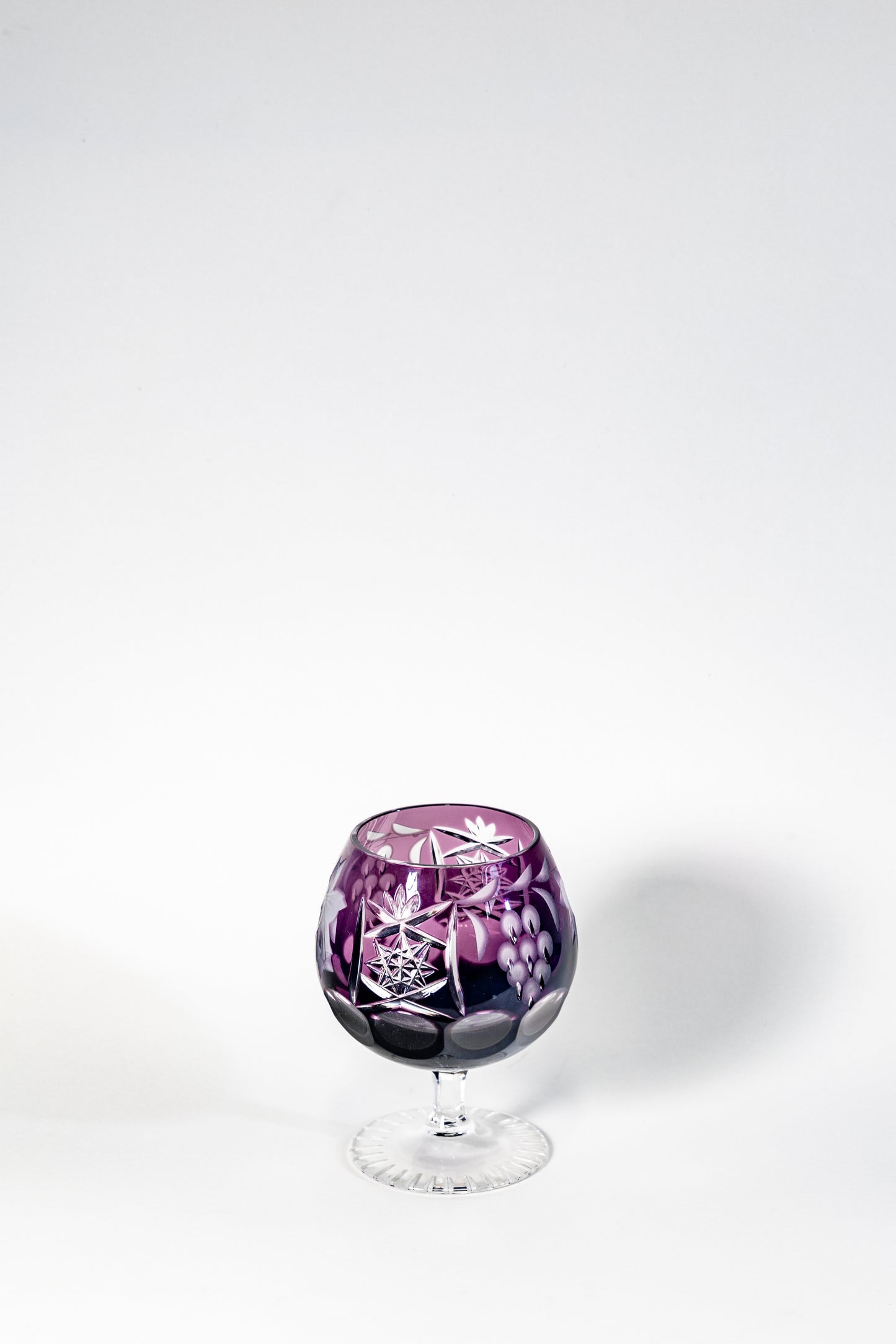 Amethyst Cut Crystal Cognac Glass – Nachtmann, Germany