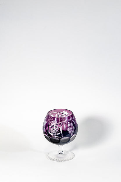 Amethyst Cut Crystal Cognac Glass – Nachtmann, Germany