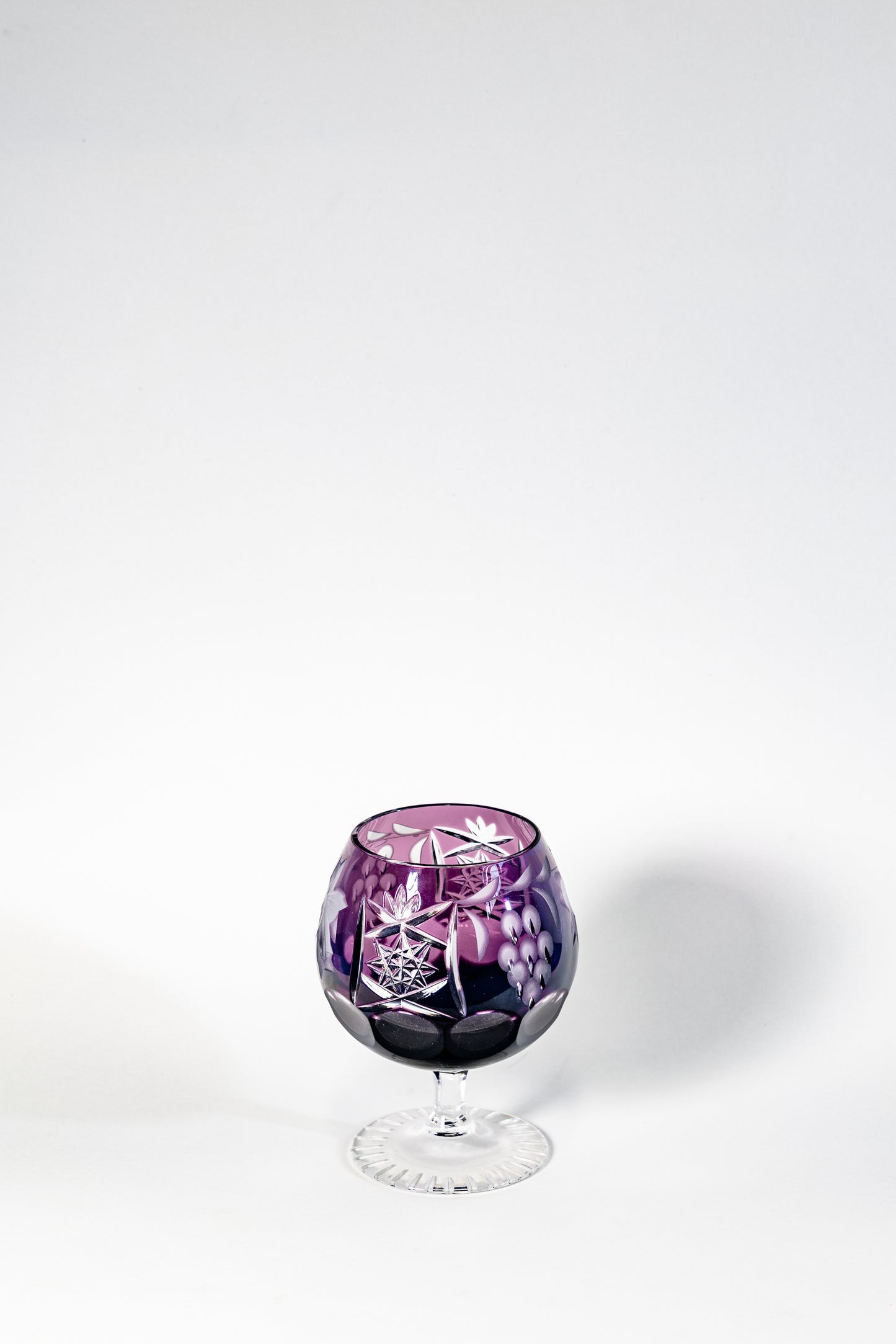 Amethyst Cut Crystal Cognac Glass – Nachtmann, Germany