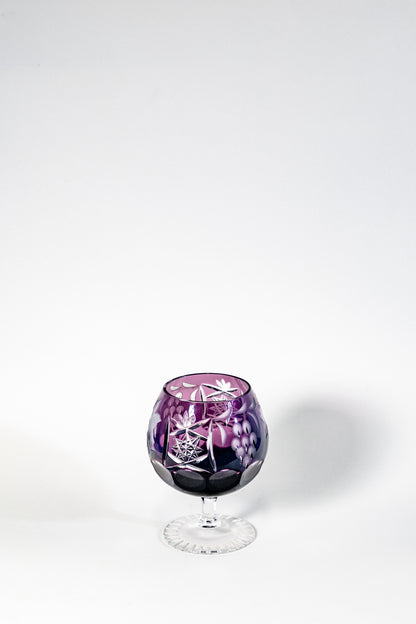 Amethyst Cut Crystal Cognac Glass – Nachtmann, Germany