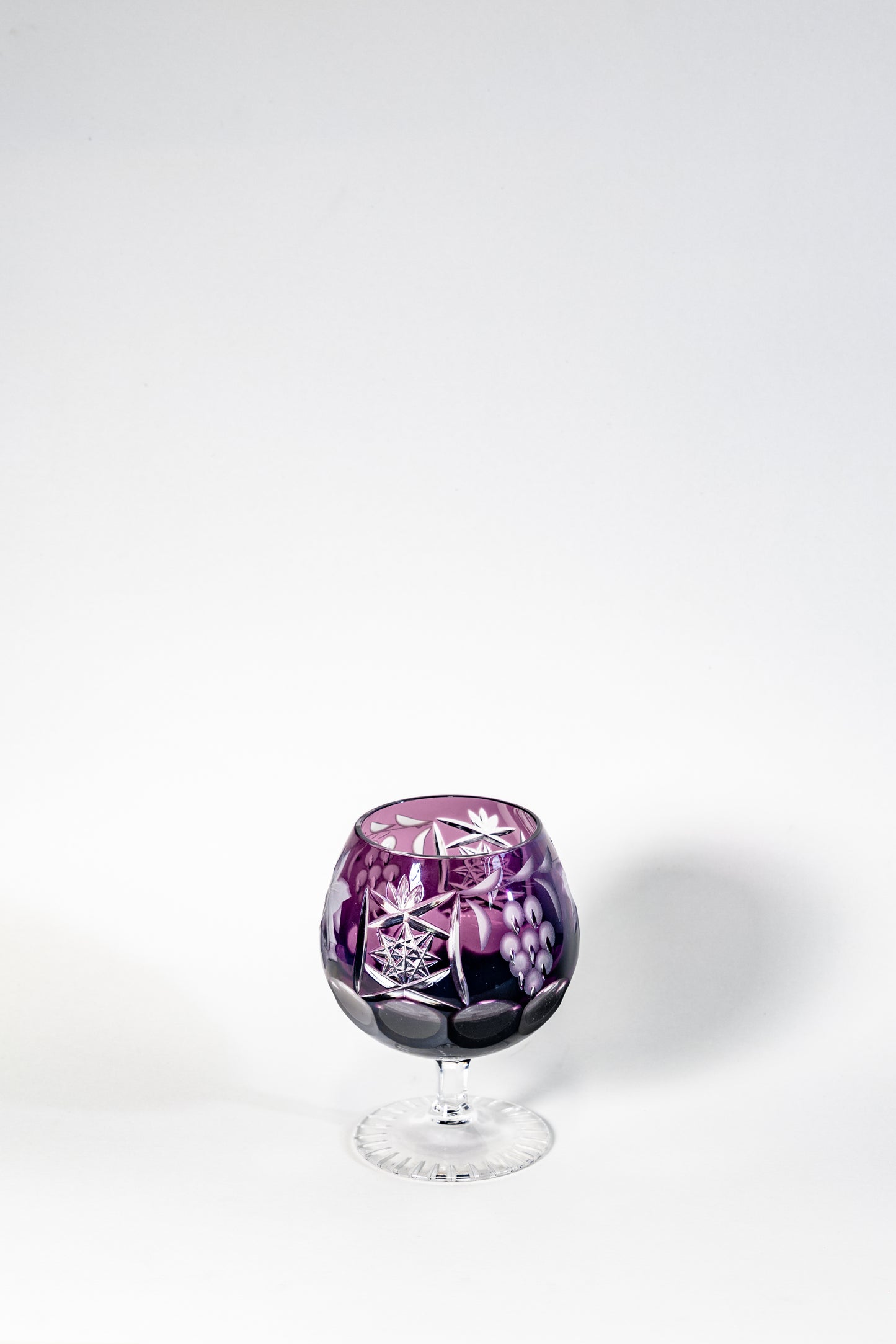 Amethyst Cut Crystal Cognac Glass – Nachtmann, Germany