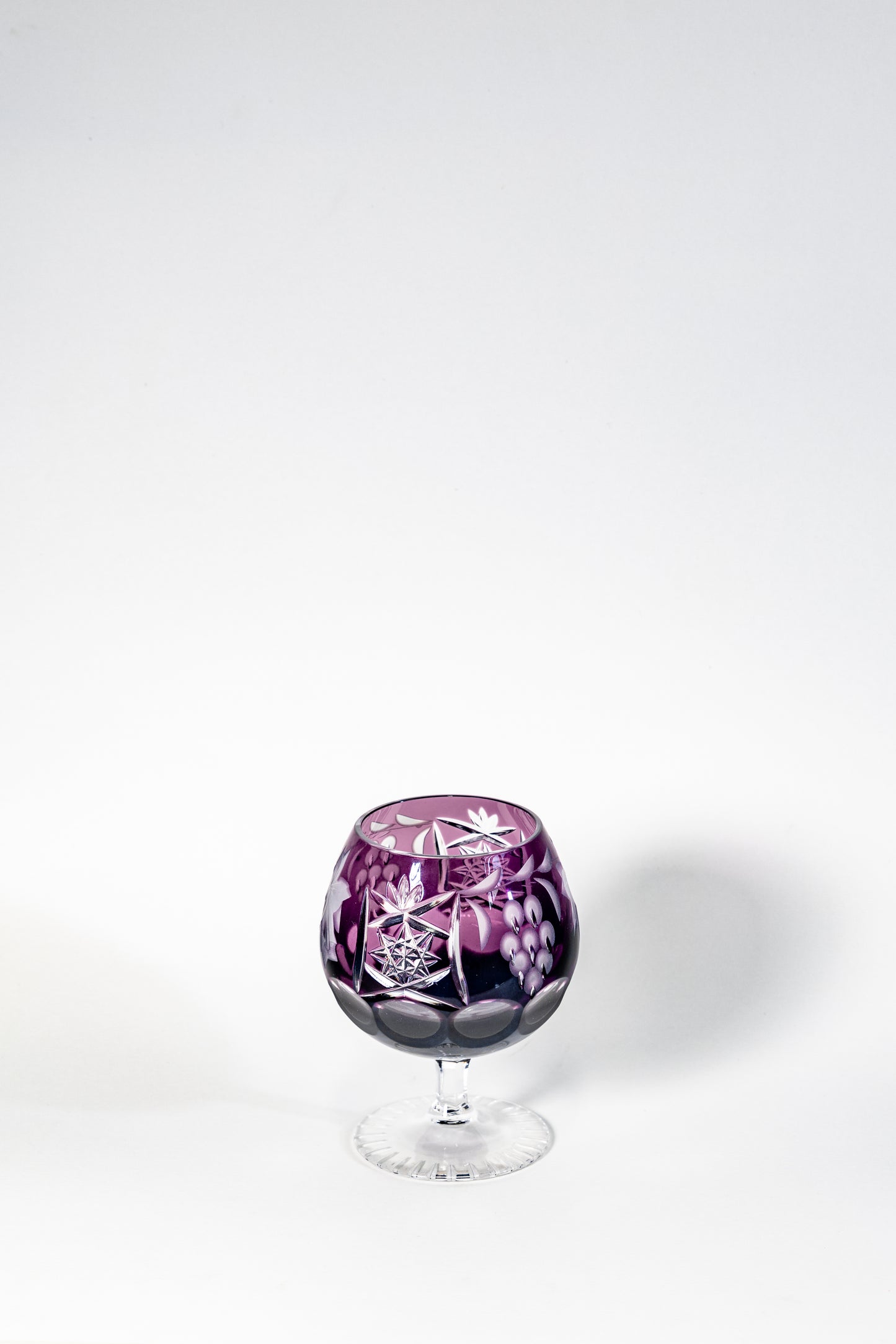 Amethyst Cut Crystal Cognac Glass – Nachtmann, Germany