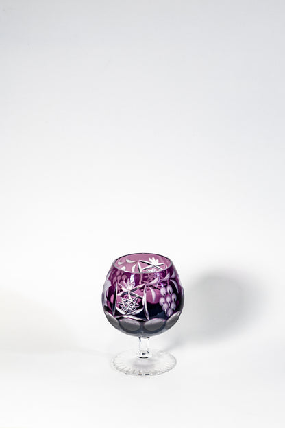 Amethyst Cut Crystal Cognac Glass – Nachtmann, Germany