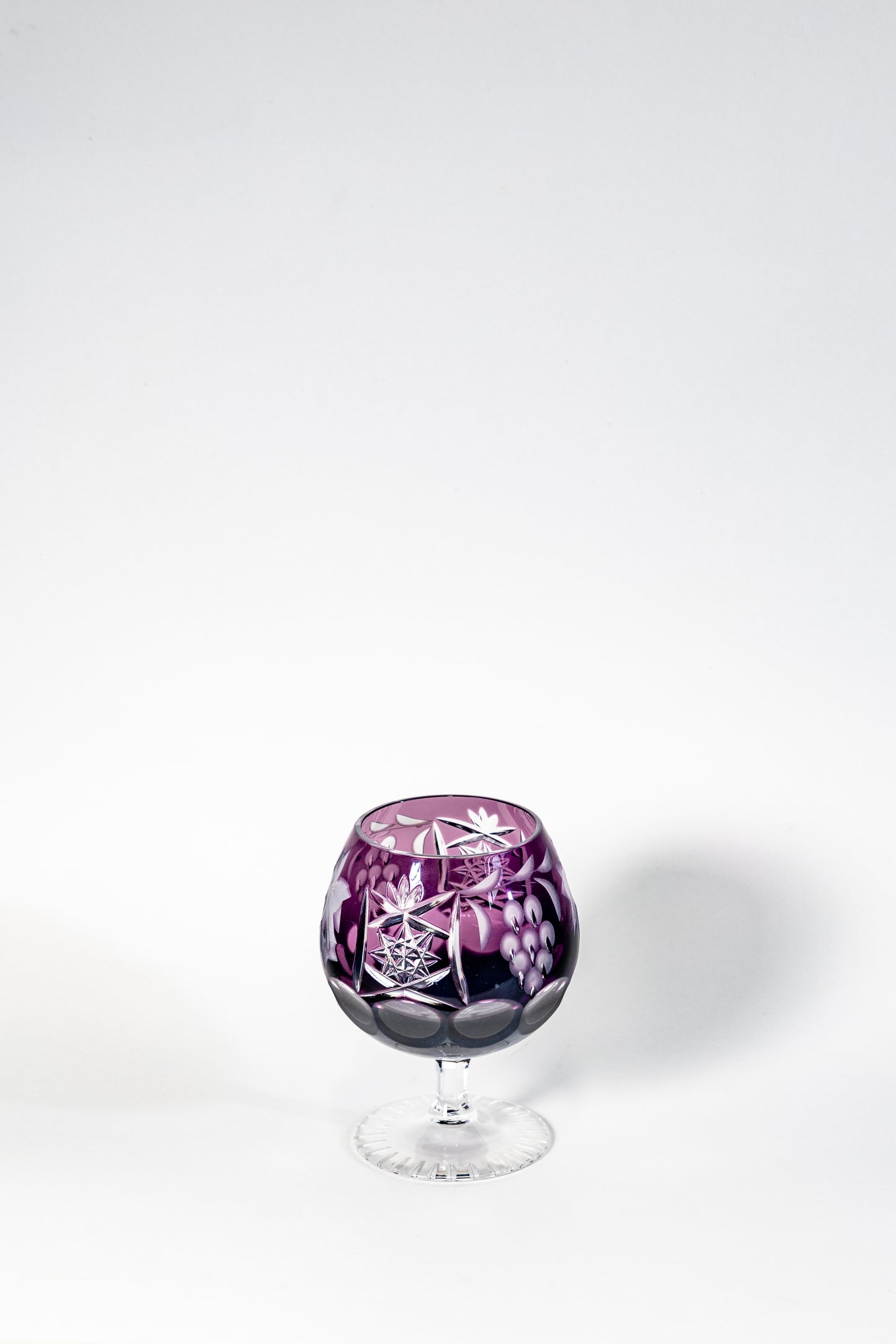 Amethyst Cut Crystal Cognac Glass – Nachtmann, Germany