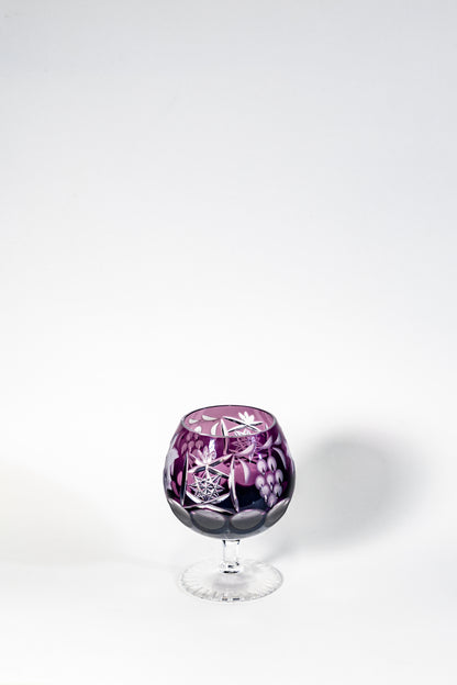 Amethyst Cut Crystal Cognac Glass – Nachtmann, Germany