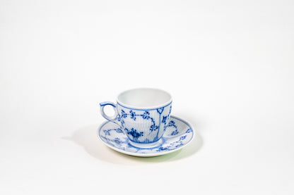 Royal Copenhagen Full Lace Hand-Painted Coffee Cup – Danish Porcelain Elegance