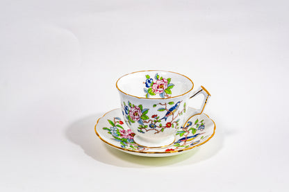 Aynsley Pembroke Coffee Cup &amp; Saucer — Timeless English Elegance