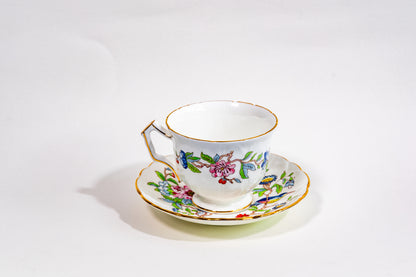Aynsley Pembroke Coffee Cup &amp; Saucer — Timeless English Elegance