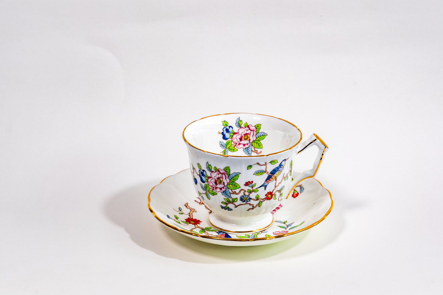 Aynsley Pembroke Coffee Cup &amp; Saucer — Timeless English Elegance