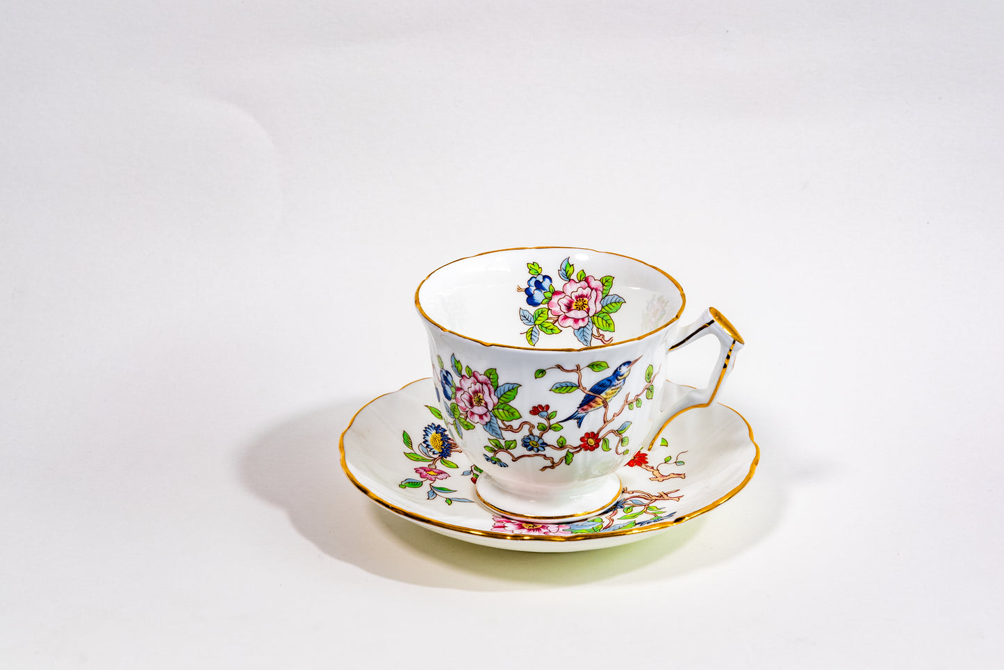 Aynsley Pembroke Coffee Cup &amp; Saucer — Timeless English Elegance