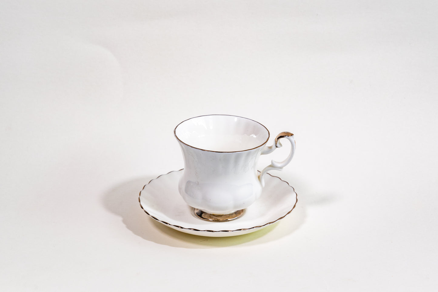 “Classic Elegance” Fine Bone China Teacup and Saucer by Royal Albert